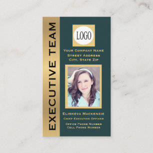 Cartão de visita Executivo Personalizado Moderno e