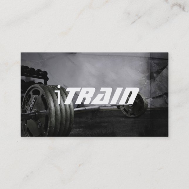 Cartão De Visita Exercício Pessoal De Formação Profissional De Malh (Frente)