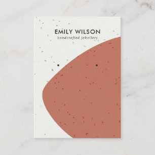 Cartão De Visita EXIBIÇÃO DE ANTECEDÊNCIA DE WAVESTUD RUST abstrato