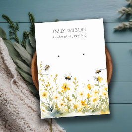 Cartão De Visita Exibição de Arrefecimento de Colar de Abelhas Amar