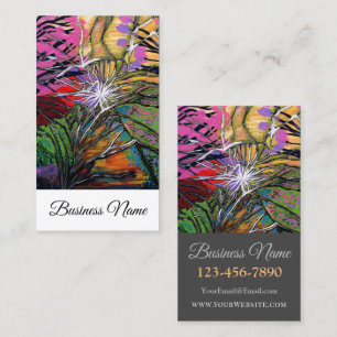 Cartão De Visita Exibição de Artistas