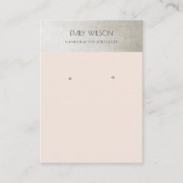 CARTÃO DE VISITA EXIBIÇÃO DE BRANQUEAMENTO DE PINCO AZUL DE PRATA M