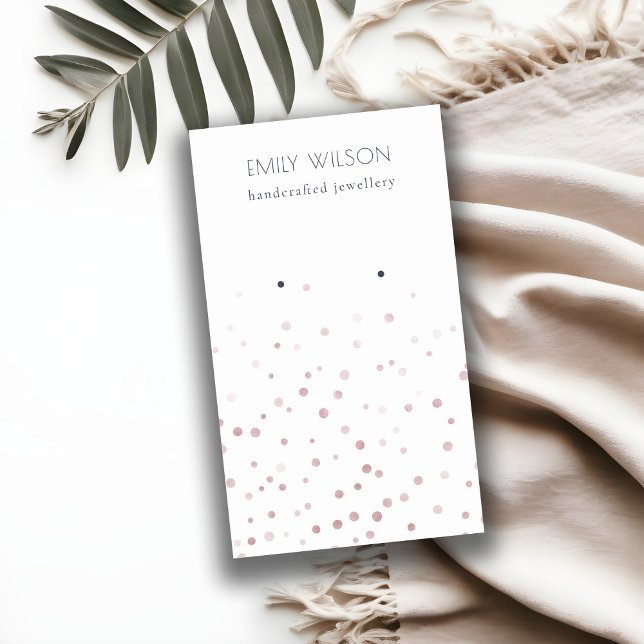 Cartão De Visita Exibição de Confetti Estrelado de Confetti de Água (Criador carregado)