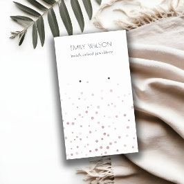 Cartão De Visita Exibição de Confetti Estrelado de Confetti de Água