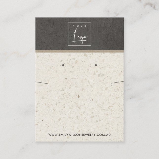 CARTÃO DE VISITA EXIBIÇÃO DE EXIBIÇÃO DE EXERCÍCIO DE CINZA BRANCA  (Frente)