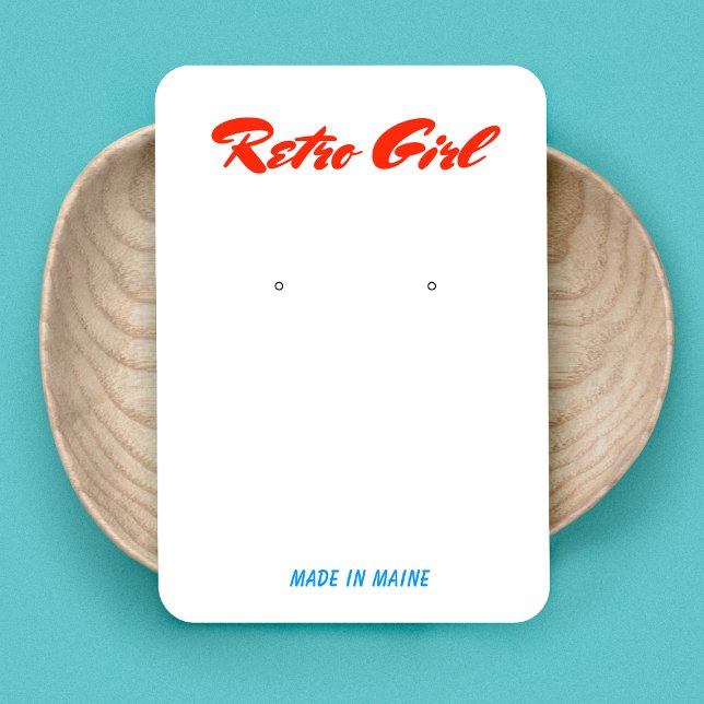 Cartão De Visita Exibição de Gravação de Assinatura de Script Retro (Criador carregado)