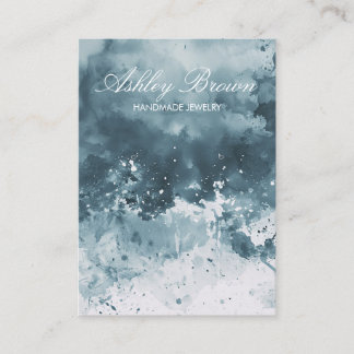 Cartão De Visita Exibição de Gravação de Joias Feitas à Maneira Úni