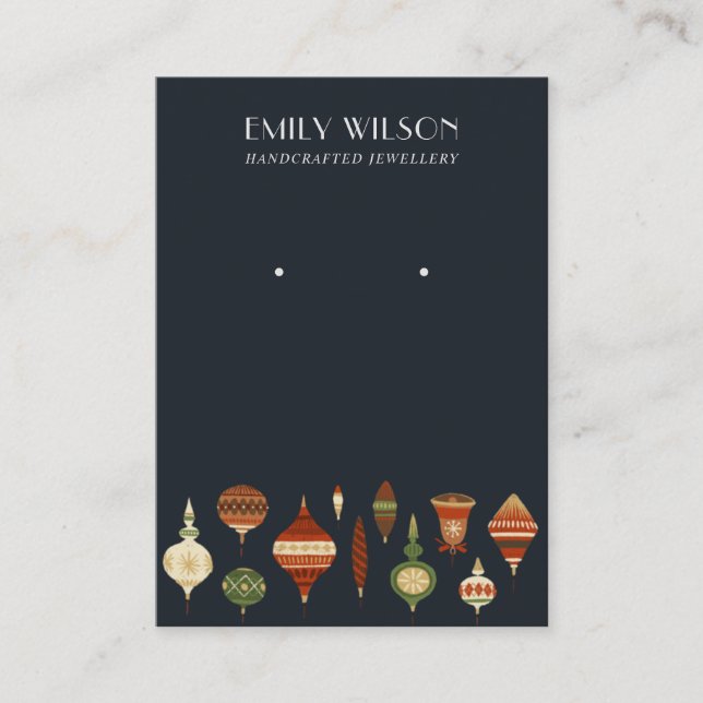 CARTÃO DE VISITA EXIBIÇÃO DE INÍCIO DE ESTUDO DO ENFEITES DE NATAL  (Frente)