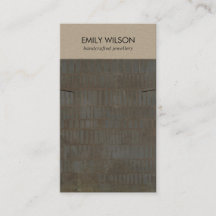 EXIBIÇÃO DE LINHAS DE CINZA DO KRAFT BRONZE NECKLA