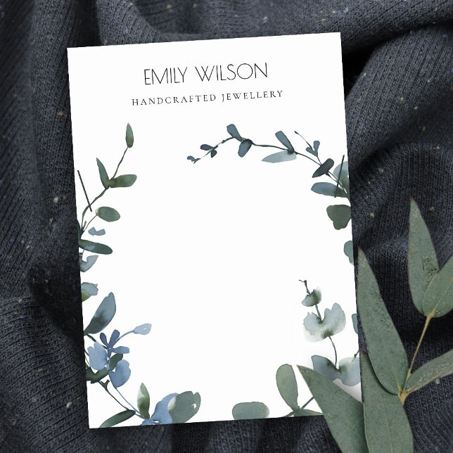 CARTÃO DE VISITA EXIBIÇÃO DE NECKLACE DA FAUNA DE EUCALYPTUS DE MOE (Criador carregado)