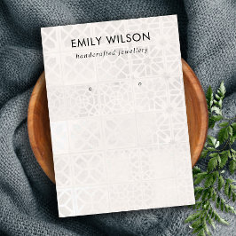 CARTÃO DE VISITA EXIBIÇÃO DO ESTUDO DE EXERCÍCIO DO AZULEJO MARROQU