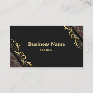 Cartão de visita exótico do damasco