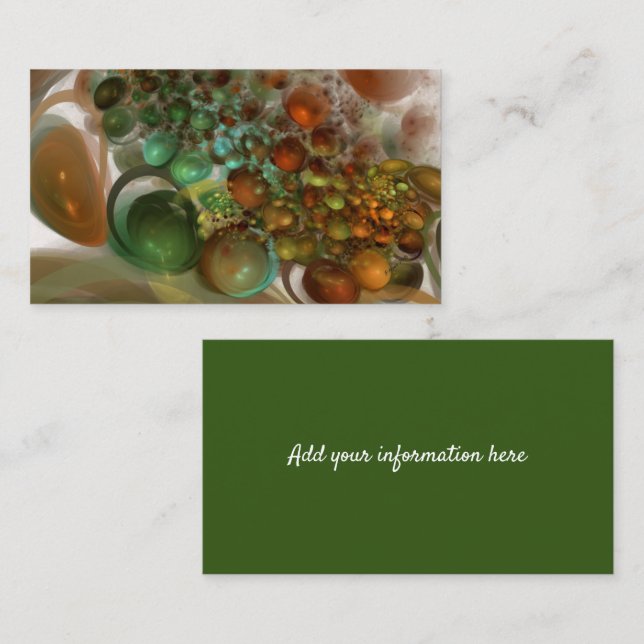 Cartão De Visita Expansão de Saturno (Frente/Verso)