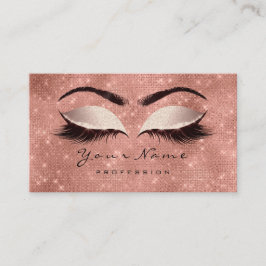 Cartão De Visita Extensão de Lâmpadas de Artista de Maqueamento da