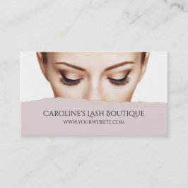 Cartão De Visita Extensões de Traços Oculares Maquietam Cosmetólogo