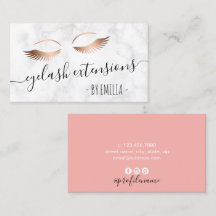 Extensões modernas de pestanas de rosa de ouro de 