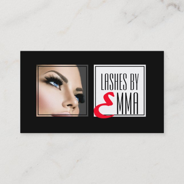 Cartão De Visita Extensões Professional EyeLash (Frente)