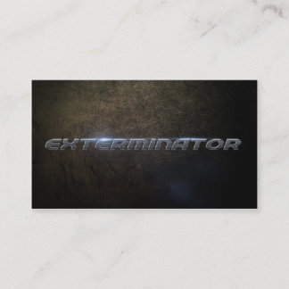 Cartão De Visita Exterminator Business card