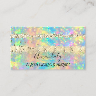 Cartão De Visita Eyelash Cosmético de Maqueamento Profissional SPA