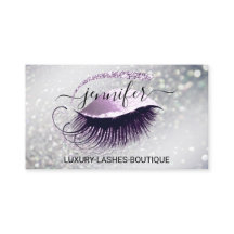 Eyelash Eyelash Logotipo Glitter Lux Rosa