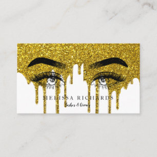 Cartão De Visita Eyelashes Profissionais Makeup Artista Black Drill