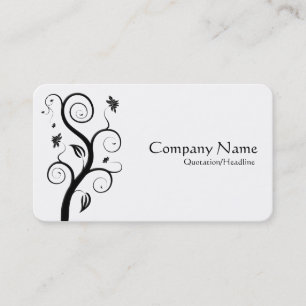 Cartão De Visita Fábrica de Posse - Preto em Branco