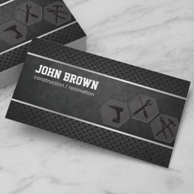 Cartão De Visita Fabricante de carpintaria de metal profissional (Criador carregado)