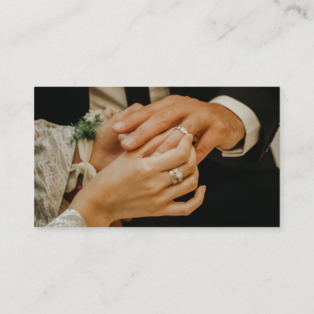 Cartão de visita, fabuloso e simples Celebrante de (Verso)