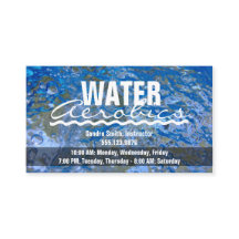 Faça a ginástica aeróbica de água azul Sparkling