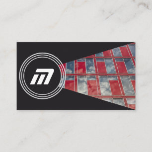 Cartão De Visita Faca de vidro de arquitetura orgânica monográfica