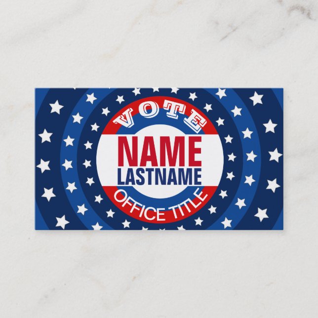 Cartão De Visita Faça um Modelo de campanha (Frente)