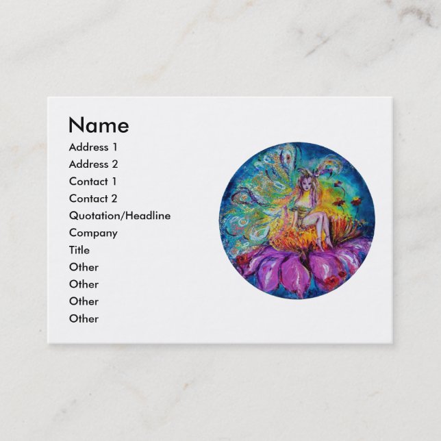 CARTÃO DE VISITA FAIRY NA NOITE (Frente)