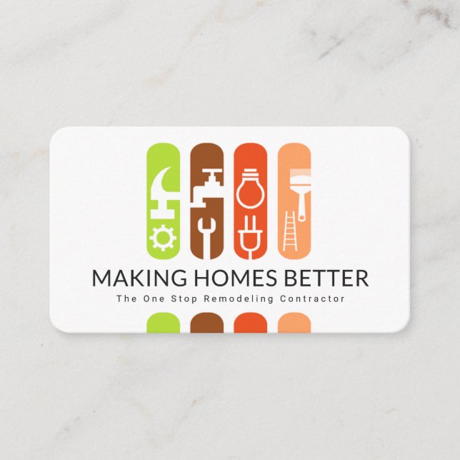 Cartão De Visita Faixa de Ferramentas de Manual Especial (Frente)