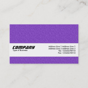 Cartão De Visita Faixa de Textura - Textura Relevo Violeta