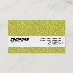 Cartão De Visita Faixa de Textura - Textura Repuxada Amarela