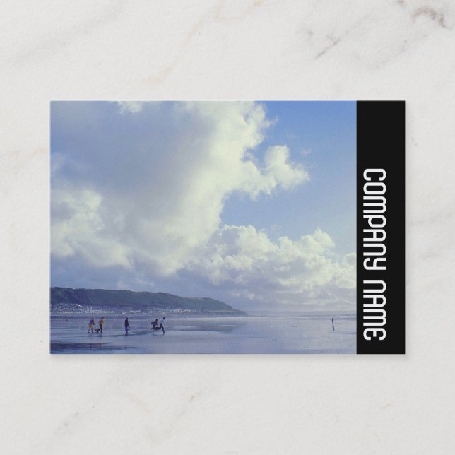 Cartão De Visita Faixa Lateral - Beira Mar (Frente)