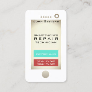 Cartão De Visita Falso aspecto do celular engraçado