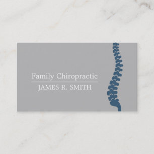 Cartão De Visita Família Profissional Chiropracador