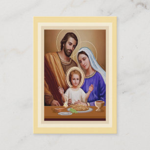 Cartão De Visita Família Santa