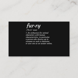 Cartão De Visita Fandom Fandom Furries - Design