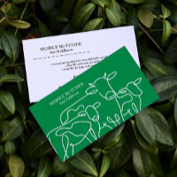 Farmeiro de Bovinos Móveis Verde e Branco