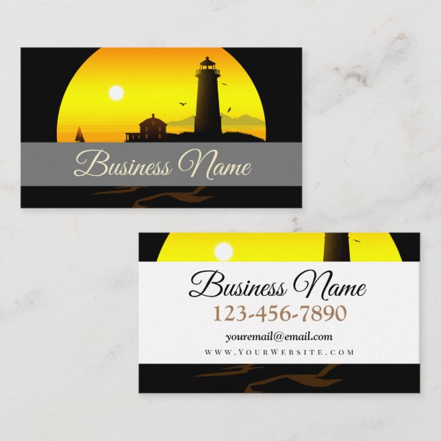 Cartão De Visita Farol - Suspensão (Frente/Verso)