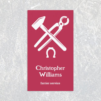 Cartão De Visita Farrier