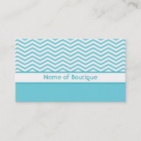 Fashion Boutique Aqua e White Chevrons