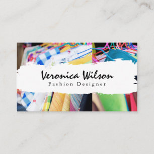 Cartão De Visita Fashion Clothes   Designer
