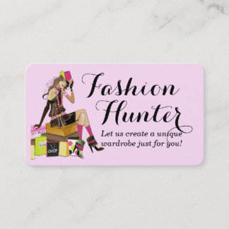 Cartão De Visita Fashion Hunter Business Card