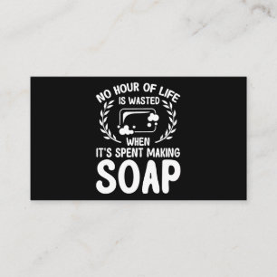 Cartão De Visita Fazer De Sabão Não Tem Hora De Vida, Soap Desperdi