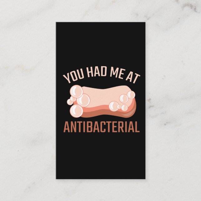 Cartão De Visita Fazer de sabão Neat Neat Neat Antibacteriano (Frente)