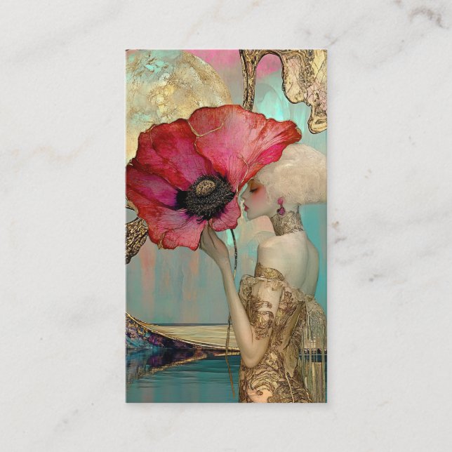 Cartão De Visita *~* *~* FD2 Nouveau Fantasy Ethereal Dreamlike 18 (Frente)