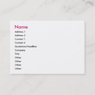 Cartão de visita feericamente da mensagem